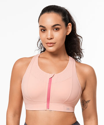 Shift Cut Out Perforated Padded Yoga Bra | Women's Light Support Sports Bra