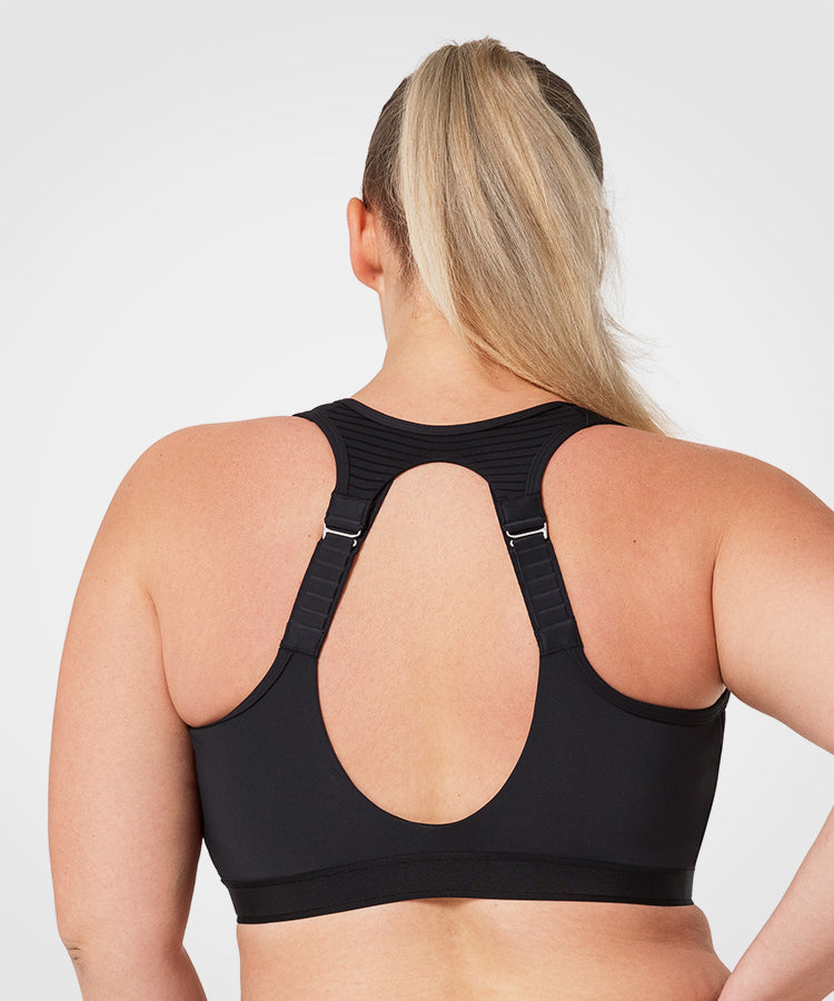 Womens adjustable supportive high impact sports bra – Yvette_UK