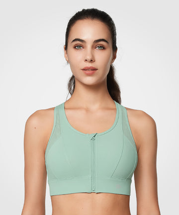 Intensive Negative Ion Lifting Bra, High Performance Mesh Technical  Fabric,Women's High Sports Bra Sexy Running Bra (Color : Green, Size :  Small) at  Women's Clothing store