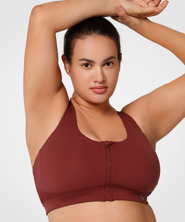 Plus size racerback sports bra on sale