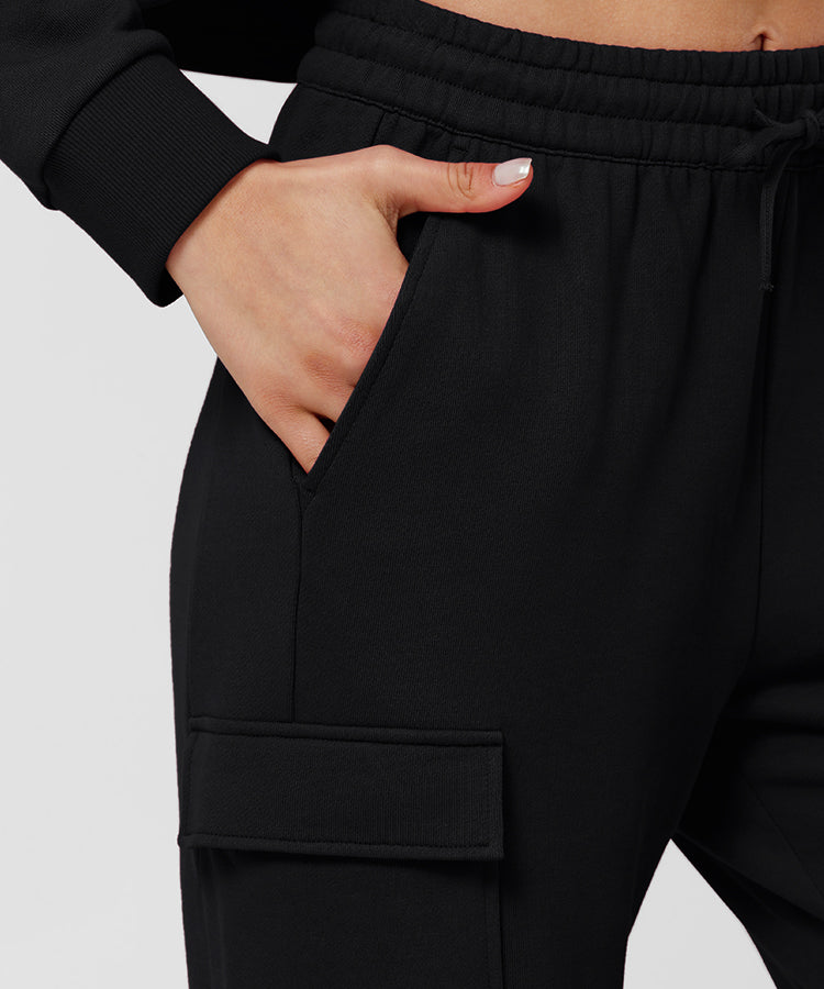 Shift Drawcord Pocket Cuffed Pants  Women's Sports Pants – Yvette_UK